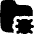 Bug Virus Folder Icon from Flex Solid Set
