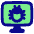 Bug Virus Monitor Icon from Plump Pop Set