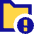 Threat Folder Icon from Sharp Pop Set