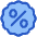 Discount Percent Badge Icon from Plump Duo Set