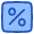 Discount Percent Square Icon from Plump Duo Set