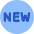 Tag New Circle Icon from Core Flat Set