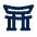 Miyajima Torii Line Icon from Mingcute Line Set