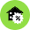 House Discount icon - Free transparent PNG, SVG. No sign up needed.