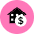 House Money Icon from Kameleon Pop Set | Free Download as SVG Vector and Transparent PNG | Streamline icons