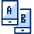 Business Dual Screen Mobile Icon from Cyber Duotone Set