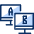 Business Dual Screen PC Icon from Cyber Duotone Set