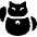 Business Lucky Cat Icon from Ultimate Bold Set