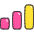 Graph Bar Icon from Stickies Colors - Free Set
