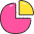 Graph Pie Icon from Stickies Colors - Free Set