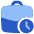 Business Work History Icon from Plump Flat Set