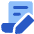 Document Contract Edit Sign Icon from Core Flat Set