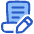 Document Contract Edit Sign Icon from Plump Duo Set