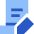 Document Contract Edit Sign Icon from Sharp Flat Set