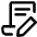 Document Contract Edit Sign Icon from Core Line Set