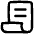 Document Contract License Icon from Flex Line Set
