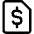 File Document Financial Report Statement Icon from Core Line Set