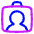 Portfolio Icon from Plump Neon Set