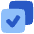 Tasks Projects Icon from Plump Flat Set