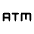 Atm Fill Icon from Rounded Fill - Material Symbols Set | Free Download as SVG Vector and Transparent PNG | Streamline icons