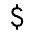 Attach Money Icon from Sharp Line - Material Symbols Set