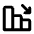 Bar Chart Decrease Icon from Rounded Line - Material Pro Set