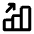 Bar Chart Increase Icon from Rounded Line - Material Pro Set