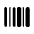 Barcode Fill Icon from Rounded Fill - Material Pro Set