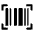 Barcode Scanner Icon from Rounded Line - Material Symbols Set
