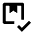 Box Approved Icon from Outlined Line - Material Pro Set