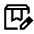 Box Edit Icon from Sharp Line - Material Symbols Set