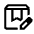Box Edit Icon from Outlined Line - Material Symbols Set