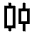 Candlestick Chart Icon from Sharp Line - Material Pro Set