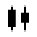 Candlestick Chart Fill Icon from Outlined Fill - Material Symbols Set