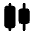 Candlestick Chart Fill Icon from Rounded Fill - Material Pro Set