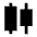 Candlestick Chart Fill Icon from Sharp Fill - Material Pro Set