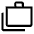 Cases Icon from Outlined Line - Material Symbols Set