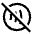 Contactless Off Icon from Sharp Line - Material Symbols Set