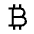 Currency Bitcoin Fill Icon from Outlined Fill - Material Symbols Set