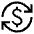 Currency Exchange Icon from Outlined Line - Material Symbols Set