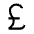 Currency Pound Fill Icon from Outlined Fill - Material Symbols Set | Free Download as SVG Vector and Transparent PNG | Streamline icons