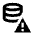 Database Alert Critical Icon from Sharp Line - Material Pro Set