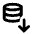 Database Download Icon from Rounded Line - Material Pro Set
