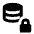Database Lock Fill Icon from Rounded Fill - Material Pro Set
