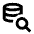 Database Search Icon from Outlined Line - Material Pro Free Set
