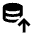 Database Upload Fill Icon from Sharp Fill - Material Pro Set