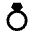 Diamond Ring Fill Icon from Sharp Fill - Material Pro Set