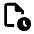 Document History Icon from Rounded Line - Material Pro Set