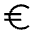 Euro Fill Icon from Sharp Fill - Material Symbols Set