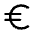 Download free Euro Symbol PNG, SVG vector icon from Rounded Line - Material Symbols set.